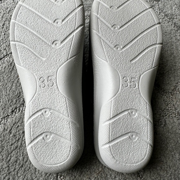 Beautiful Inblu anti shock made in Italy slip on Navy Blue clog Size 35 EU 5 USA - Picture 12 of 14